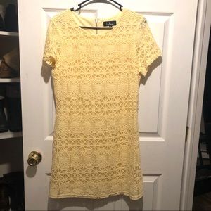 NEVER WORN Yellow Mini Dress